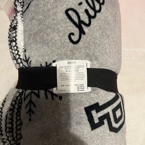 Vs Pink Girl Power Sherpa blanket. New with tags